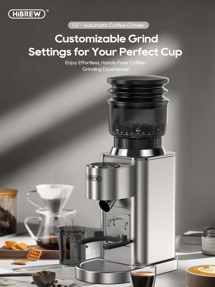 HiBREW  Automatic Coffee Grinder with 48 Customizable Grind Settings  G7