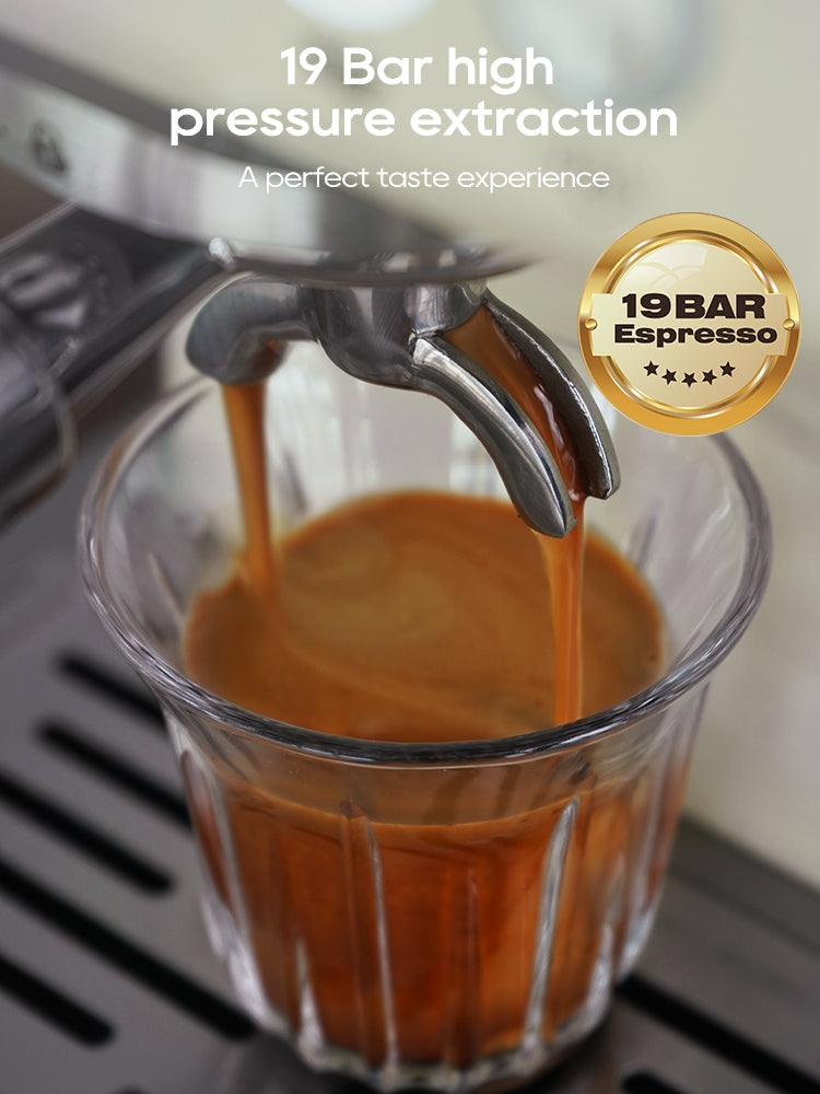 HiBREW Yellow 20Bar Semi Automatic Espresso Coffee Machine  H10A