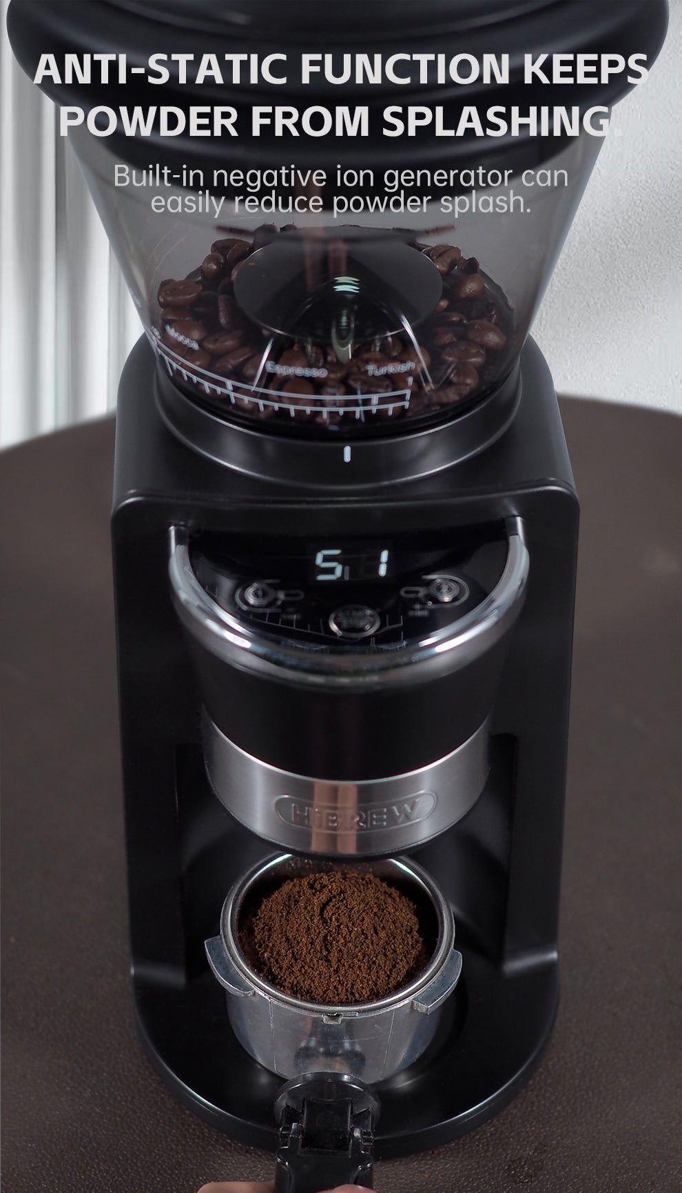 Automatic burr coffee grinder hotsell