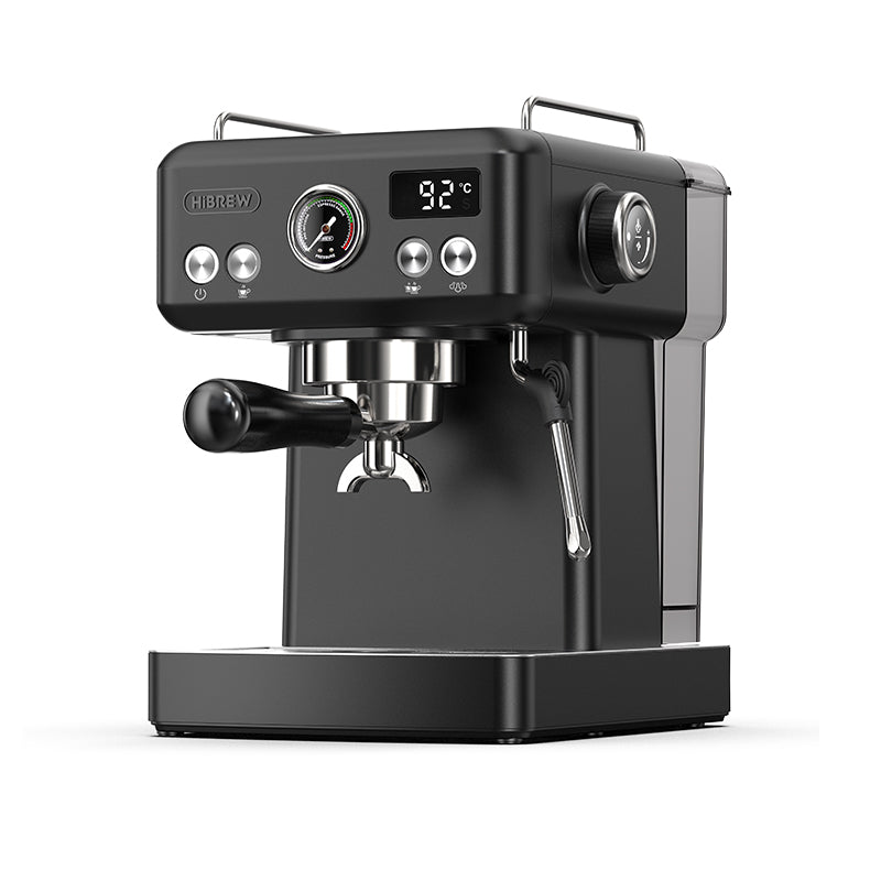 H2B-BLACK HiBREW 5 in 1 Espresso Machine for Pods, Cold and Hot Mode, 20 oz  Reservoir - Black